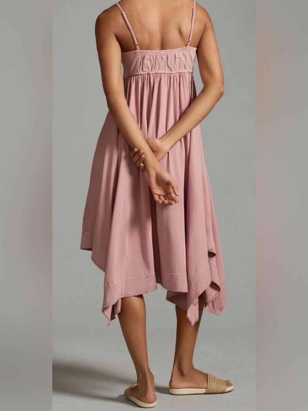 Daily Practise by Anthropologie blush colored dress. NWT. Large - Picture 4 of 15